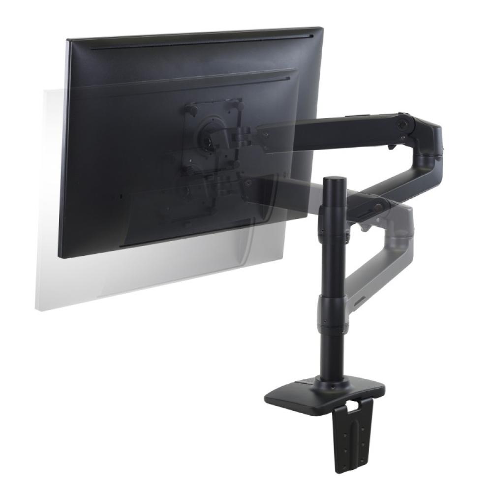 Ergotron - LX Series LX DESK MOUNT LCD MONITOR ARM TALL POLE soporte para monitor 86,4 cm (34") Escritorio Negro