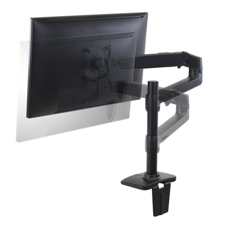 Ergotron - LX Series LX DESK MOUNT LCD MONITOR ARM TALL POLE soporte para monitor 86,4 cm (34") Escritorio Negro