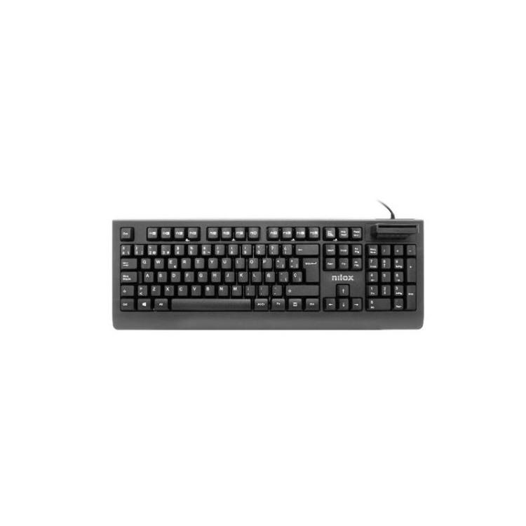 Nilox - TECLADO LECTOR DNI USB ESPANOL