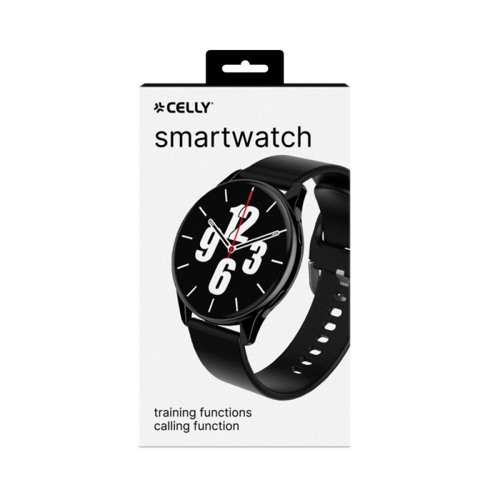 Celly - TRAINERFLOWBK Relojes inteligentes y deportivos Digital Pantalla táctil Negro