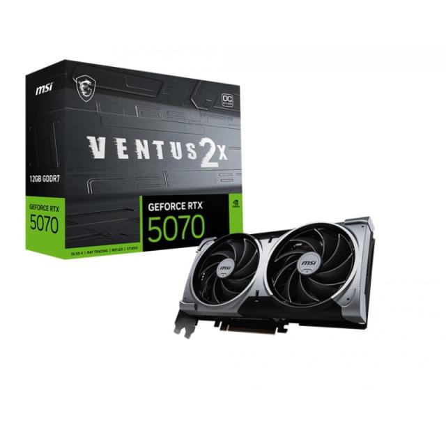 MSI - GeForce RTX 5070 12G VENTUS 2X OC NVIDIA 12 GB GDDR7