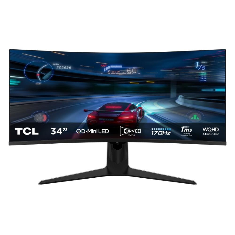 TCL - R83 34R83Q pantalla para PC 94 cm (37") 3440 x 1440 Pixeles LED Negro, Blanco
