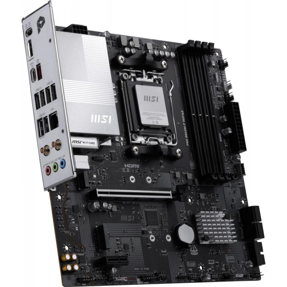 MSI - PRO B840M-P WIFI6E placa base AMD B840 Zócalo AM5 micro ATX