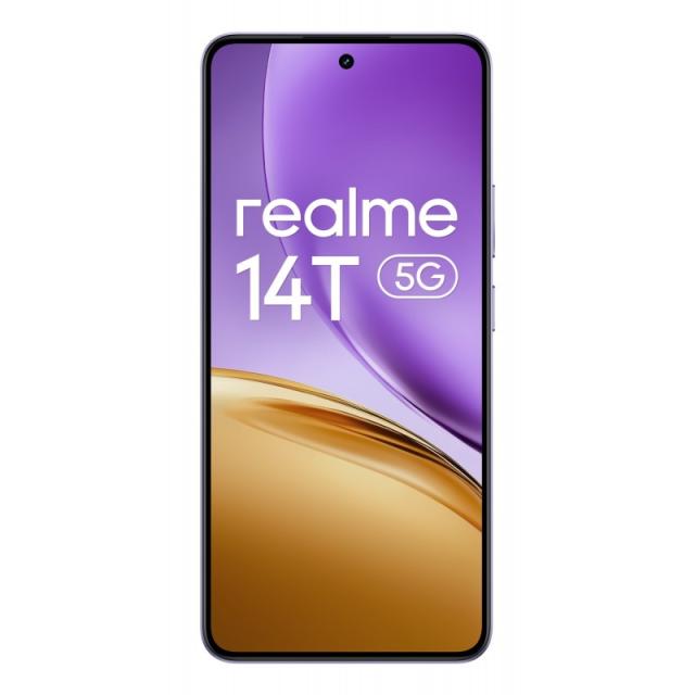 realme - 14T 16,9 cm (6.67") Android 15 5G 8 GB 256 GB 6000 mAh Púrpura