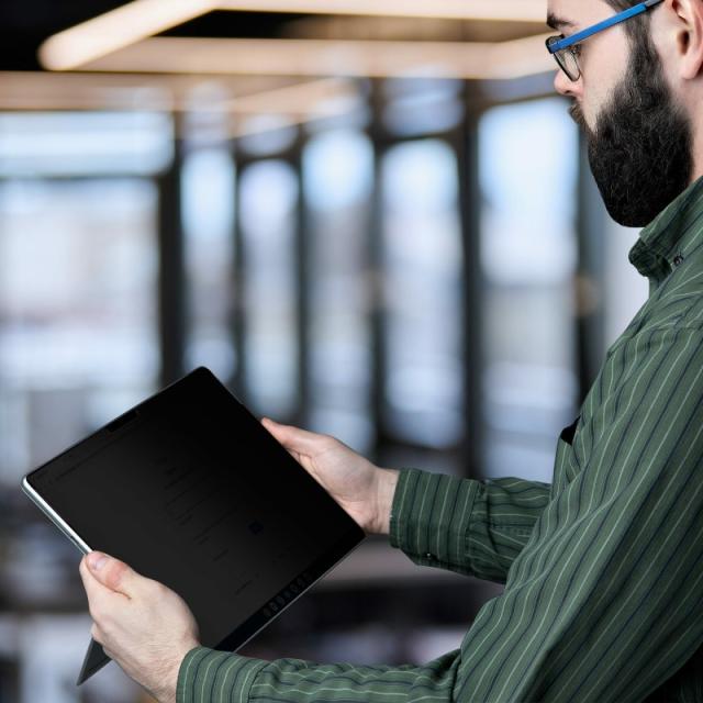 StarTech.com - Filtro de Privacidad Táctil Mate de 4 Vías para Surface Pro 4/5/6/7/7+ de 12.3in - Anti Luz Azul - Ángulo de Visi