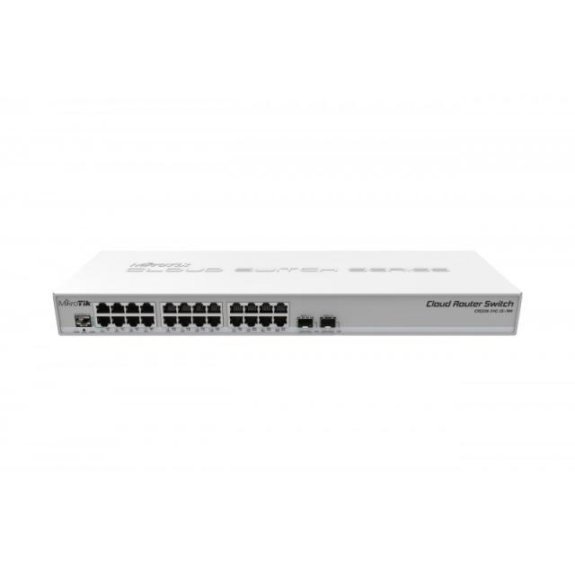 Mikrotik - CRS326-24G-2S+RM switch Gestionado L2 Gigabit Ethernet (10/100/1000) Gris