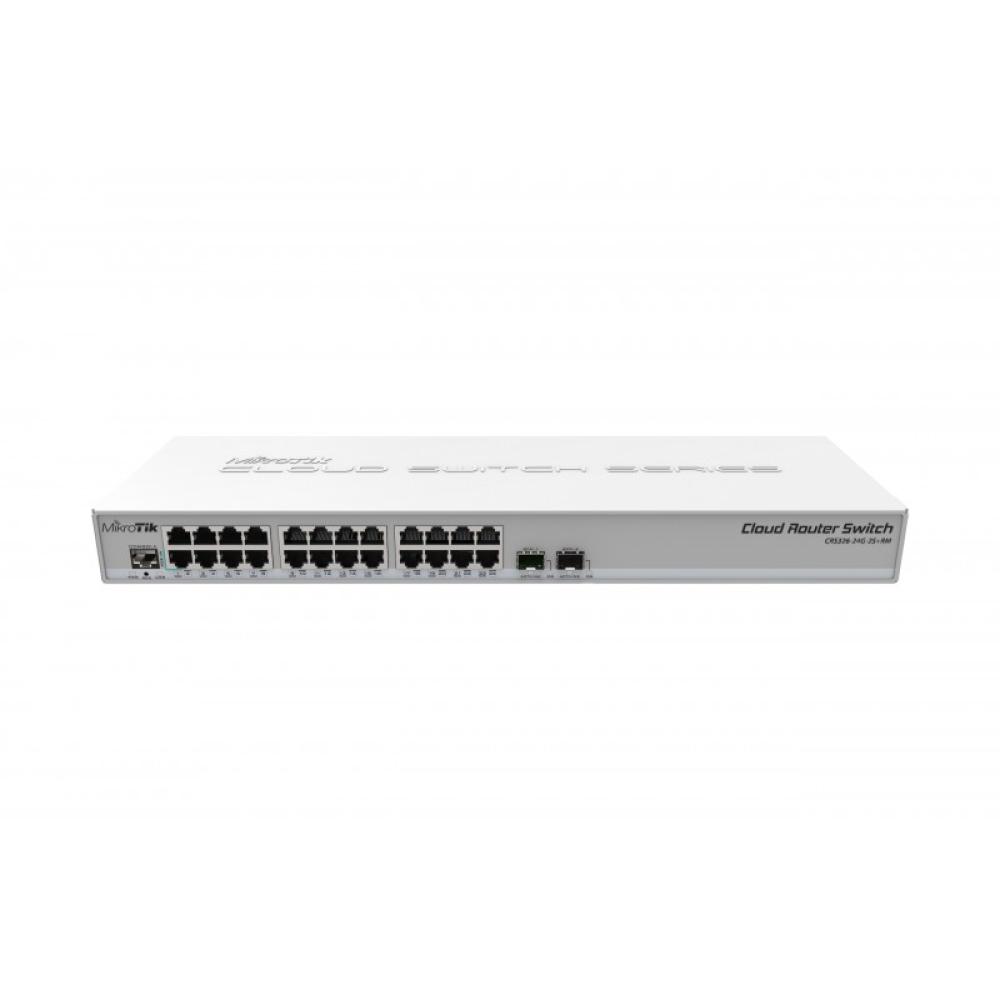 Mikrotik - CRS326-24G-2S+RM switch Gestionado L2 Gigabit Ethernet (10/100/1000) Gris