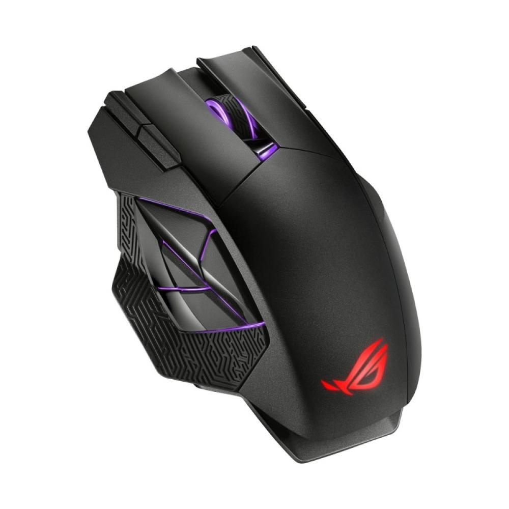 ASUS - ROG Spatha X ratón Juego mano derecha RF Wireless + USB Type-C Óptico 19000 DPI