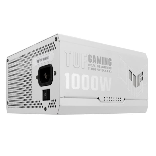 ASUS - TUF Gaming 1000W Gold White Edition unidad de fuente de alimentación 20+4 pin ATX ATX Blanco