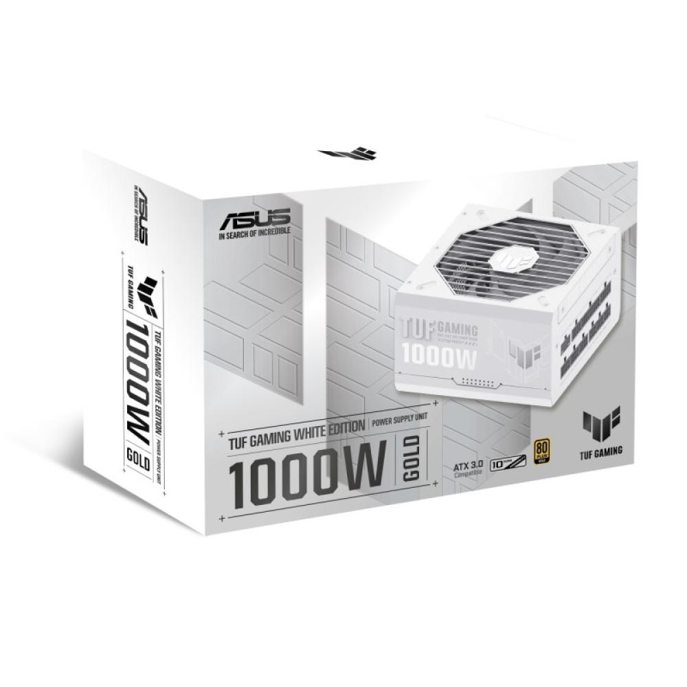 ASUS - TUF Gaming 1000W Gold White Edition unidad de fuente de alimentación 20+4 pin ATX ATX Blanco
