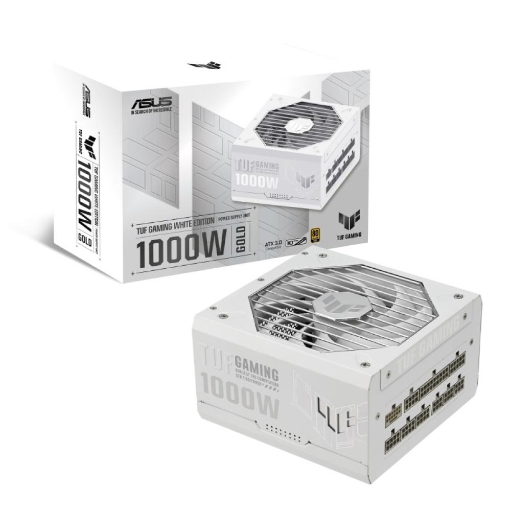ASUS - TUF Gaming 1000W Gold White Edition unidad de fuente de alimentación 20+4 pin ATX ATX Blanco