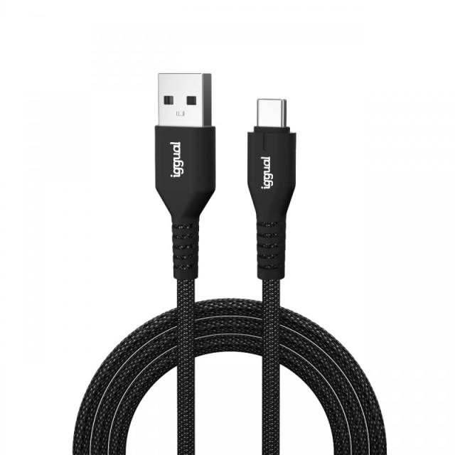iggual - Cable USB-A a tipo C 3A 180 cm trenzado