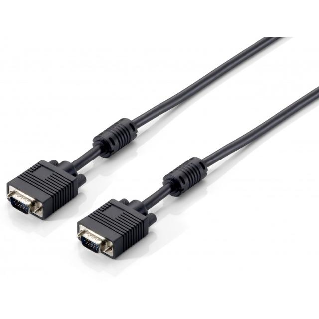 Equip - 118812 cable VGA 5 m VGA (D-Sub) Negro
