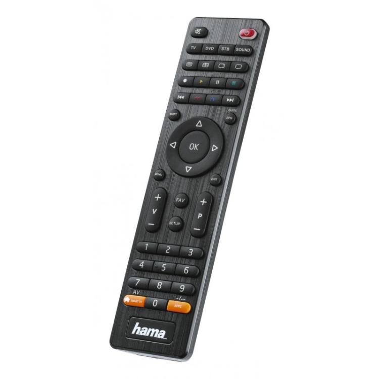 Hama - 00221052 mando a distancia IR inalámbrico TV Botones