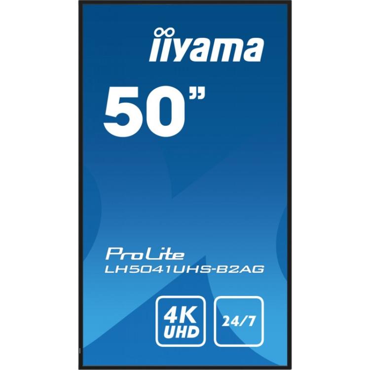iiyama - LH5041UHS-B2AG pantalla de señalización Pantalla plana para señalización digital 127 cm (50") LCD 500 cd / m² 4K Ultra
