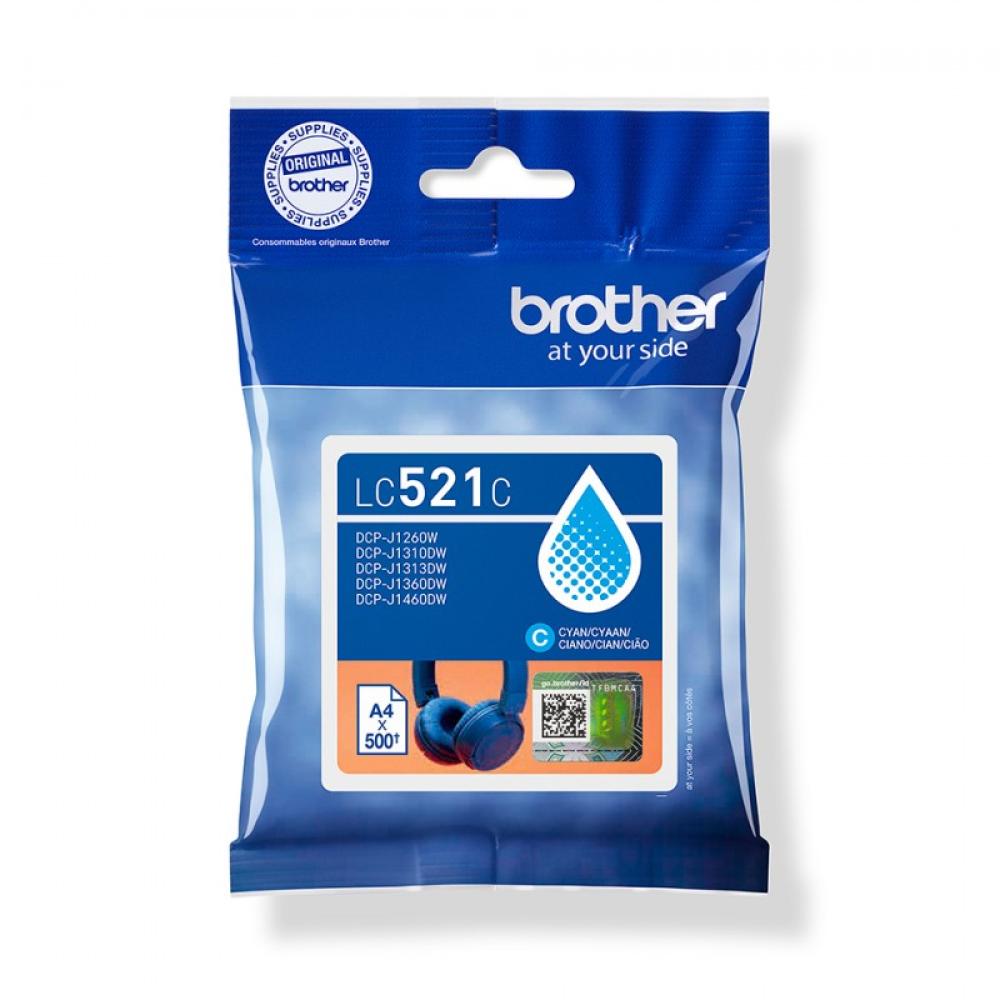 Brother - LC521C cartucho de tinta 1 pieza(s) Original Cian