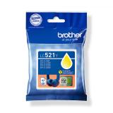 Brother - LC521Y cartucho de tinta 1 pieza(s) Original Amarillo