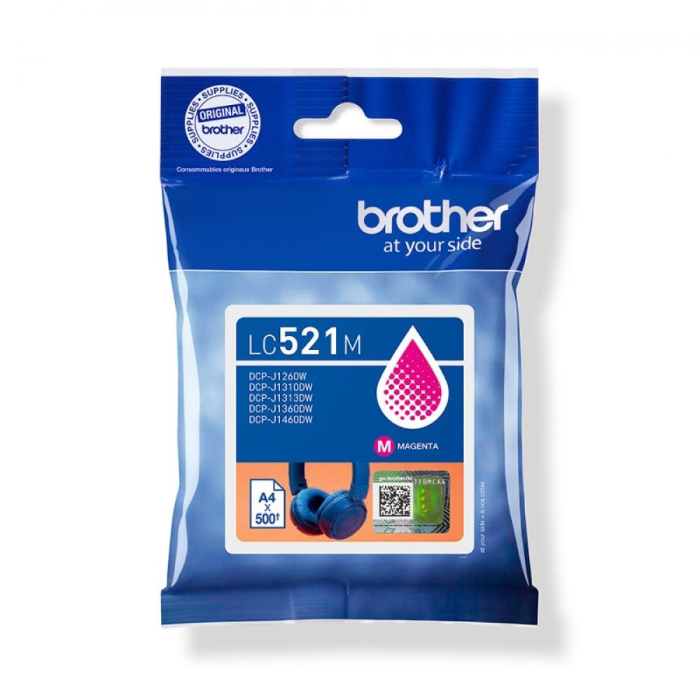 Brother - LC521M cartucho de tinta 1 pieza(s) Original Magenta