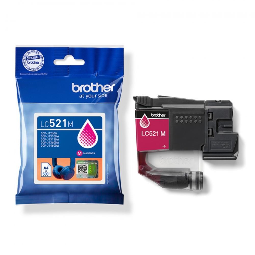 Brother - LC521M cartucho de tinta 1 pieza(s) Original Magenta