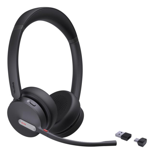 Yealink - BH70 Dual Teams Auriculares Inalámbrico Diadema Oficina/Centro de llamadas USB Type-C / USB Type-A Bluetooth Negro