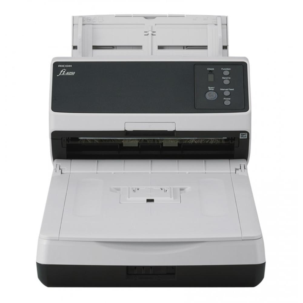 Ricoh - fi-8250 Alimentador automático de documentos (ADF) + escáner de alimentación manual 600 x 600 DPI A4 Negro, Gris