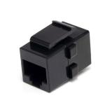 StarTech.com - Caja de Empalme Acoplador Keystone Cable Cat5 Ethernet UTP - 2x Hembra RJ45 - Negro