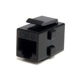 StarTech.com - Caja de Empalme Acoplador Keystone Cable Cat5 Ethernet UTP - 2x Hembra RJ45 - Negro