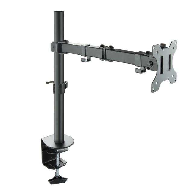 TooQ - Soporte de Mesa Giratorio e Inclinable para Pantalla (Monitor / TV Plasma / LCD / LED) 13"-32", de Un Brazo, max 8 kg, Ne