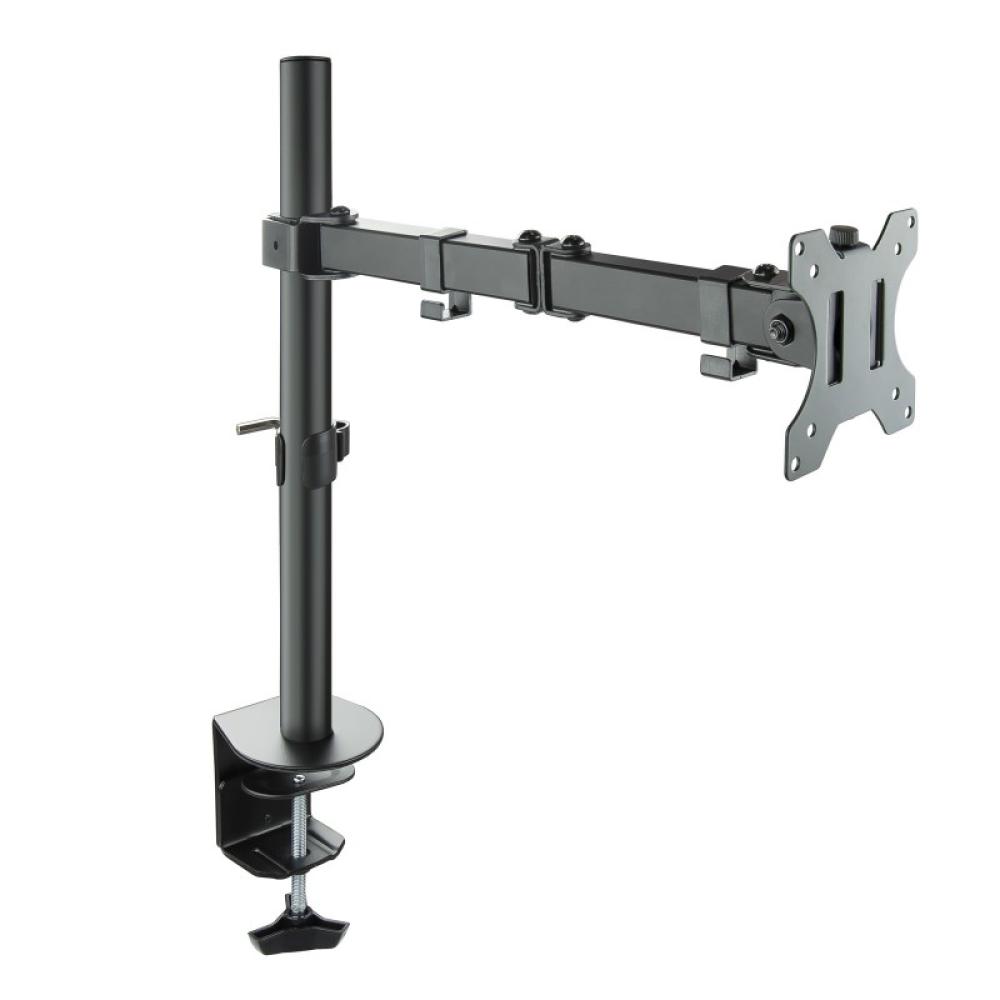 TooQ - Soporte de Mesa Giratorio e Inclinable para Pantalla (Monitor / TV Plasma / LCD / LED) 13"-32", de Un Brazo, max 8 kg, Ne