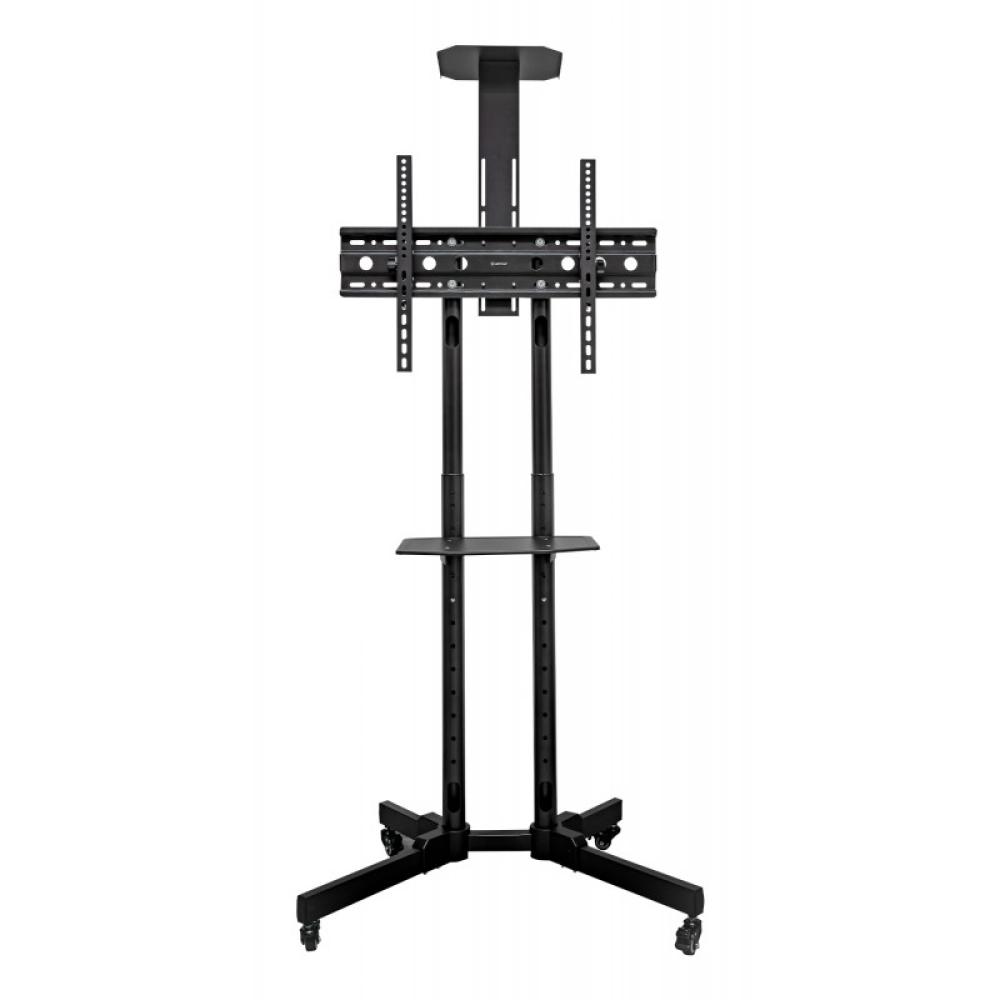 UNYKAch - Soporte De Suelo Universal Móvil, Con 2 Bandejas Y Altura Regulable UK501 32?-75? TV / Monitores