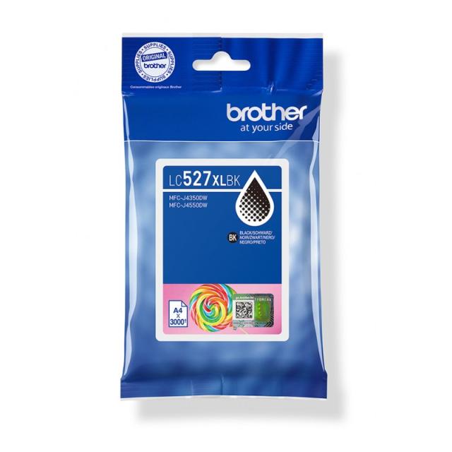Brother - LC527XLBK cartucho de tinta 1 pieza(s) Original Alto rendimiento (XL) Negro