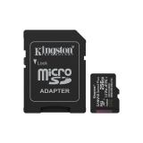 Kingston Technology - 256GB microSDXC Canvas Select Plus Gen3 150MB/s A1 (Incluye adaptador de SD)