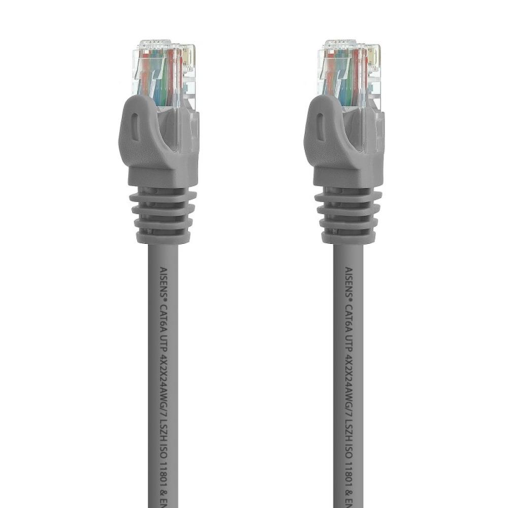 AISENS - A145-0325 cable de red Gris 0,5 m Cat6a U/UTP (UTP)