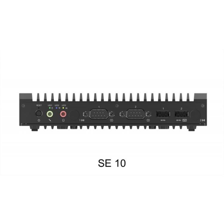 Lenovo - ThinkEdge SE10 Intel Atom® x6425RE 8 GB DDR4-SDRAM 256 GB SSD Windows 10 IoT Enterprise Mini PC Negro