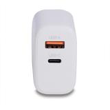 Lindy - 73428 cargador de dispositivo móvil Universal Blanco Corriente alterna Carga rápida Interior