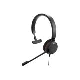 Jabra - Evolve 30 II Auriculares Alámbrico Diadema Oficina/Centro de llamadas USB Type-C / USB Type-A Negro - 5393-823-369