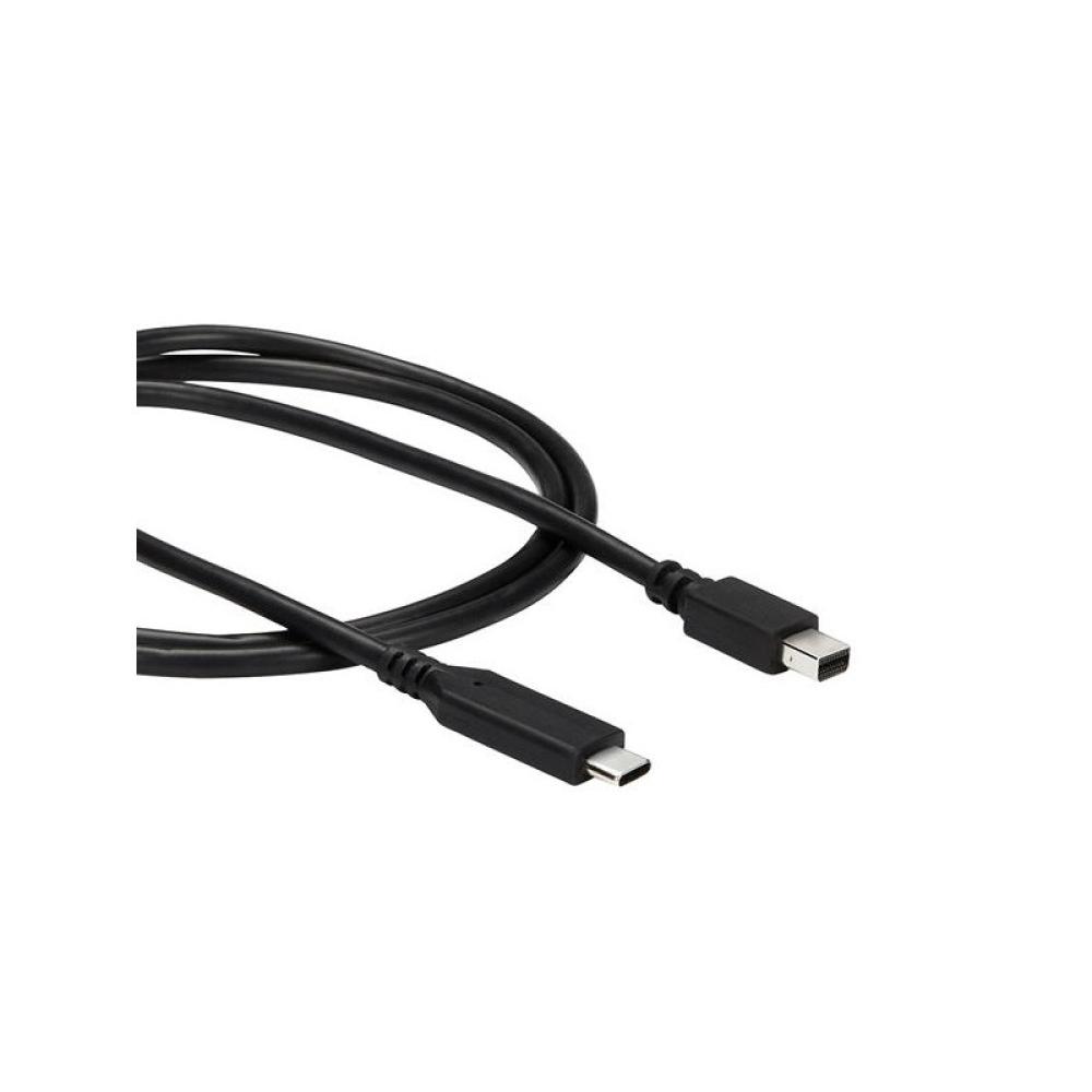 StarTech.com - Cable de 1m USB-C a Mini DisplayPort - 4K 60Hz - Negro - Adaptador USB 3.1 Tipo C a mDP
