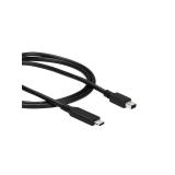 StarTech.com - Cable de 1m USB-C a Mini DisplayPort - 4K 60Hz - Negro - Adaptador USB 3.1 Tipo C a mDP