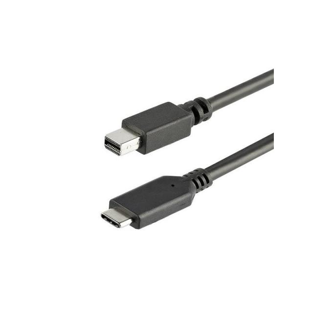 StarTech.com - Cable de 1m USB-C a Mini DisplayPort - 4K 60Hz - Negro - Adaptador USB 3.1 Tipo C a mDP