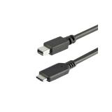 StarTech.com - Cable de 1m USB-C a Mini DisplayPort - 4K 60Hz - Negro - Adaptador USB 3.1 Tipo C a mDP