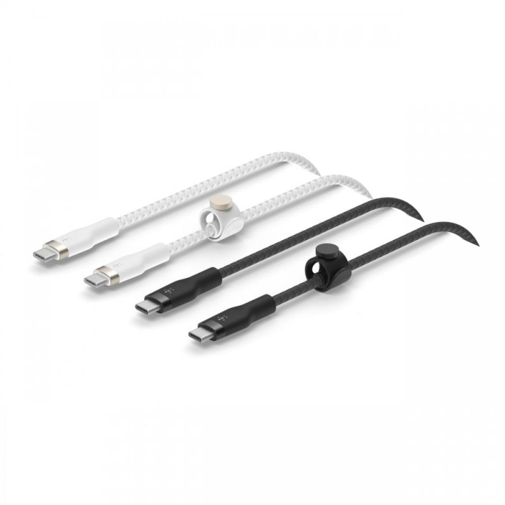 Belkin - BoostCharge Pro Flex cable USB USB 2.0 1 m USB C Negro, Blanco