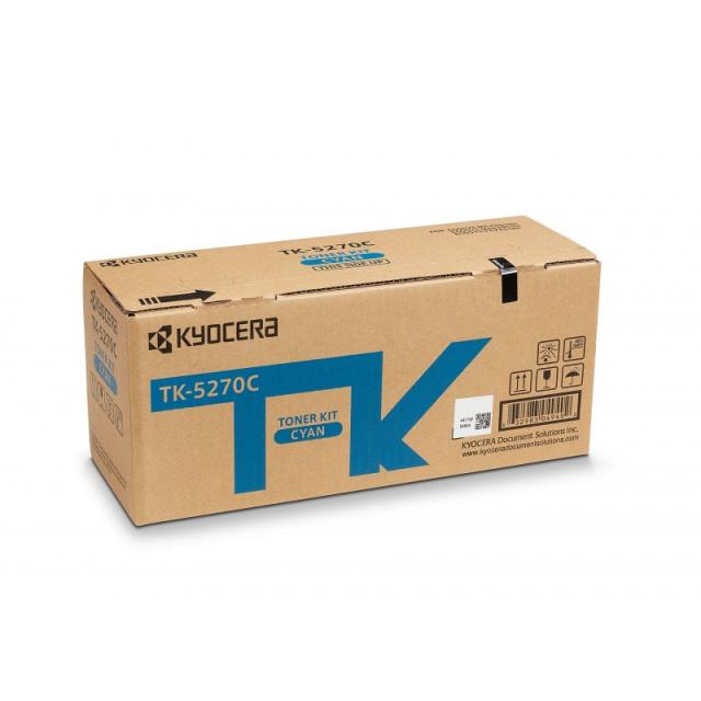 KYOCERA - TK-5270C cartucho de tóner 1 pieza(s) Original Cian