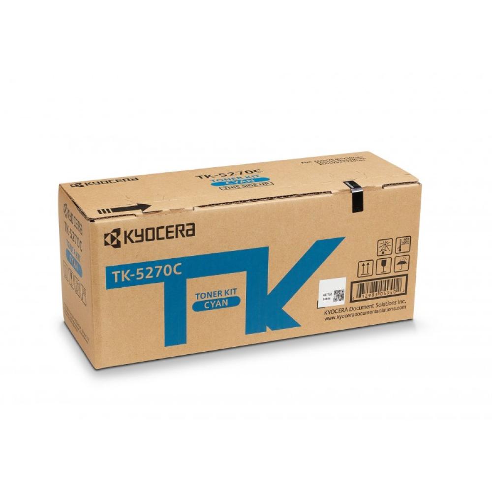 KYOCERA - TK-5270C cartucho de tóner 1 pieza(s) Original Cian