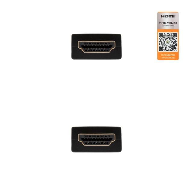 Nanocable - HDMI V2.0, 1m cable HDMI HDMI tipo A (Estándar) Negro