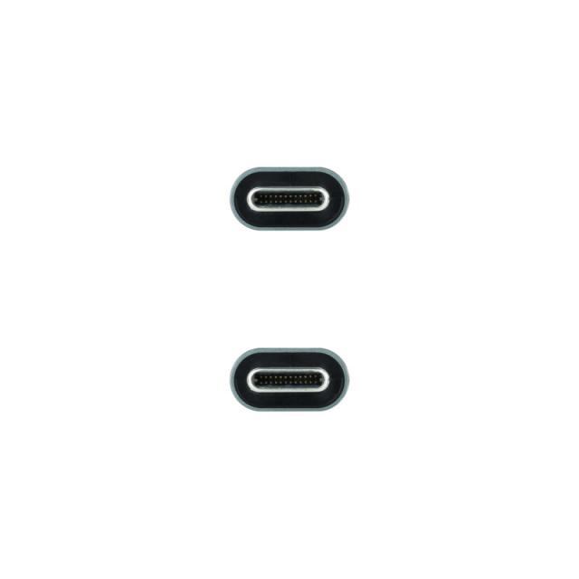 Nanocable - Cable USB 3.2 Gen2x2 20Gbps 5A/100W 4K/60Hz USB-C/M-USB-C/M, 1.5 m