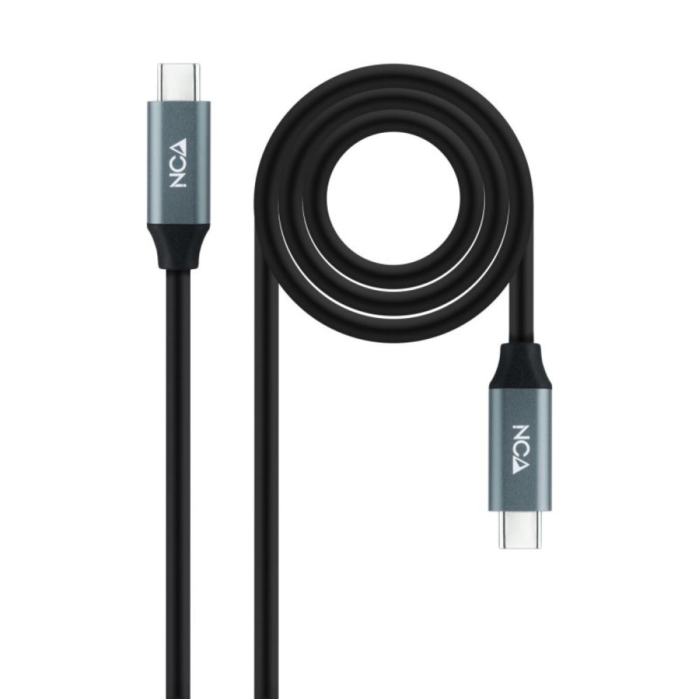 Nanocable - Cable USB 3.2 Gen2x2 20Gbps 5A/100W 4K/60Hz USB-C/M-USB-C/M, 1.5 m