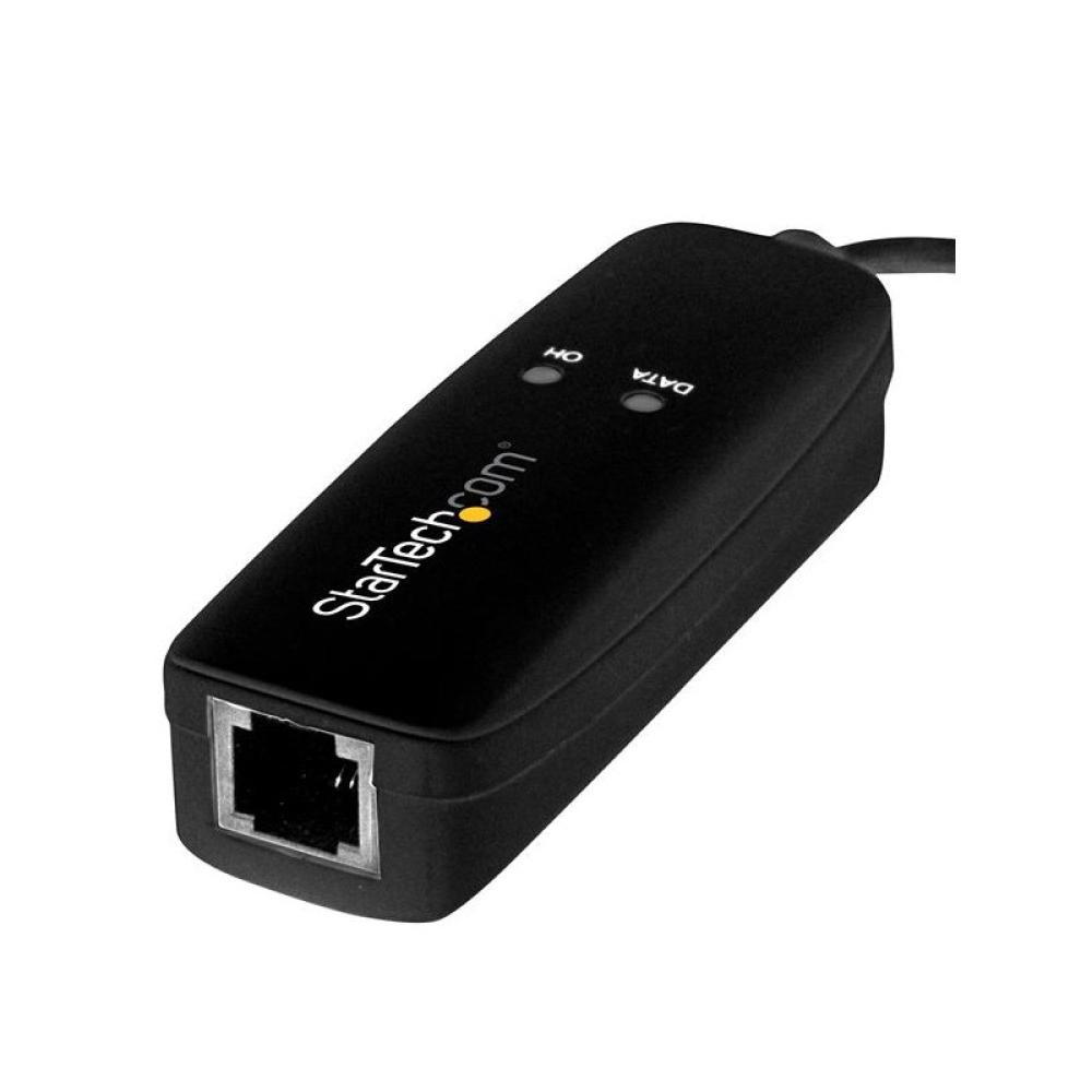 StarTech.com - Fax Módem USB 2.0 Externo de 56K V.92 Basado en Hardware - Con Velocidades de Transferencia de Hasta 56Kbps (dato