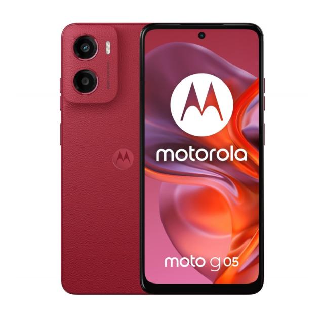 Motorola - moto g05 16,9 cm (6.67") SIM doble Android 15 4G USB Tipo C 4 GB 256 GB 5200 mAh Rojo