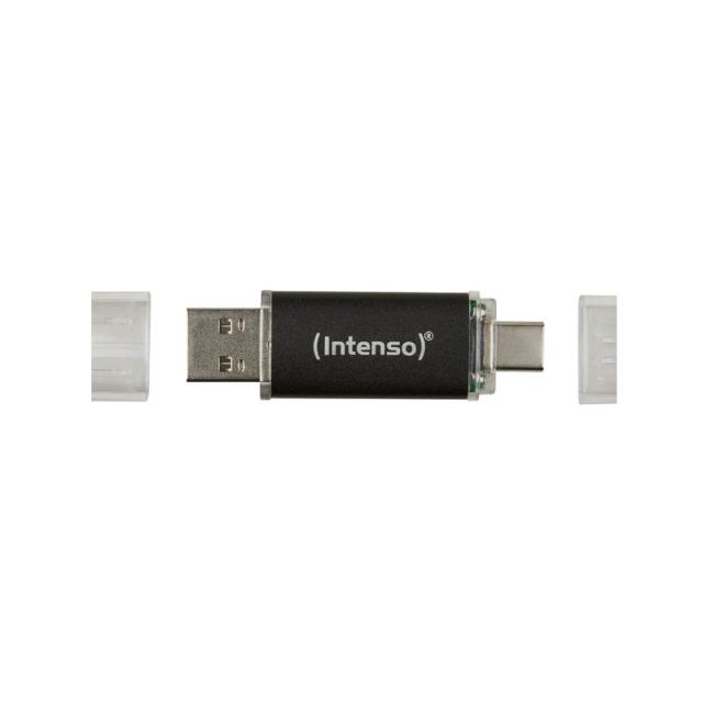 Intenso - Twist Line unidad flash USB 256 GB USB Type-A / USB Type-C 3.2 Gen 1 (3.1 Gen 1) Antracita