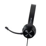 Lindy - 20439 auricular y casco Auriculares Alámbrico Diadema Oficina/Centro de llamadas USB Tipo C Negro
